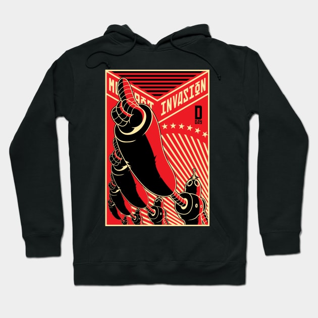 Robot Invasion Hoodie by Profeta999